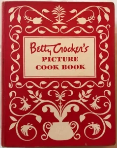 Betty Crocker Picture Cookbook cover showcasing vintage recipes